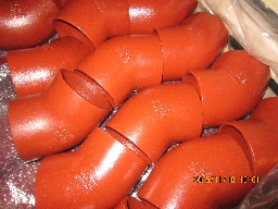 SML Cast iron drain pipes fittings 88°double branc Logo
